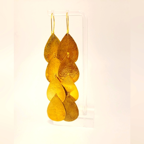 Mais x Frida Hanging Tear Drops Earrings NEW - Picture 2 of 5